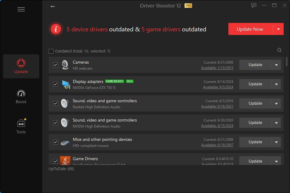Driver Booster
Driver Booster Pro